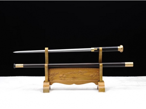 龙图檀木手杖剑
