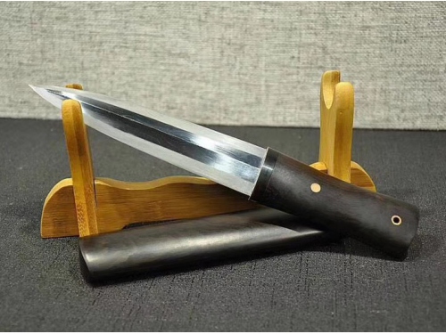 百炼钢手工精品牛角短剑
